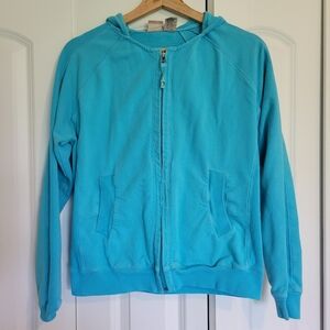 Massini Turquoise Zip Up Hoodie Size L 🎉